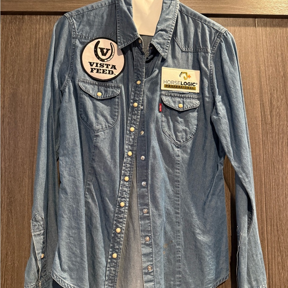 Levi's Blue Button Down Shirt